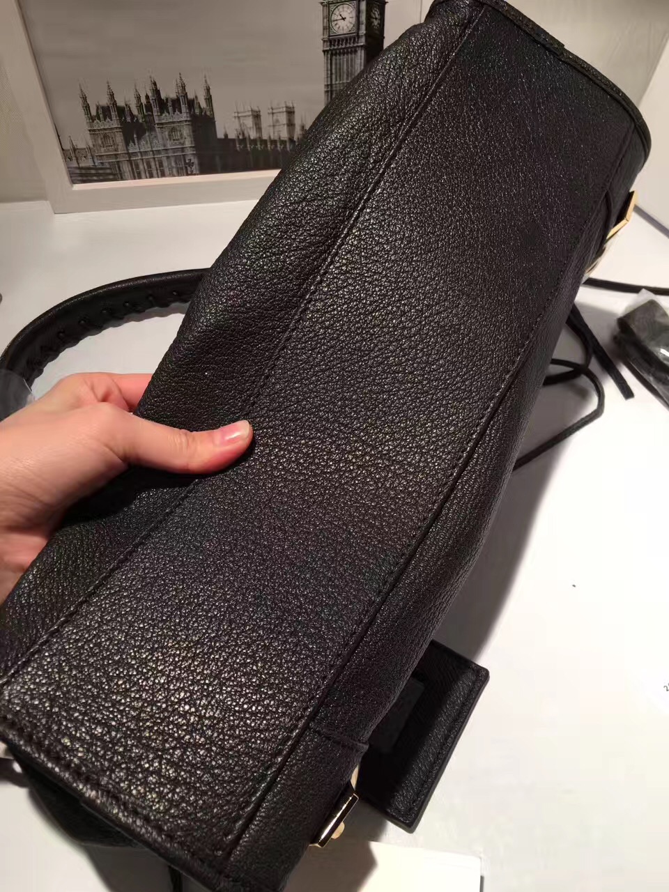 balenciaga city large goatskin black handbags