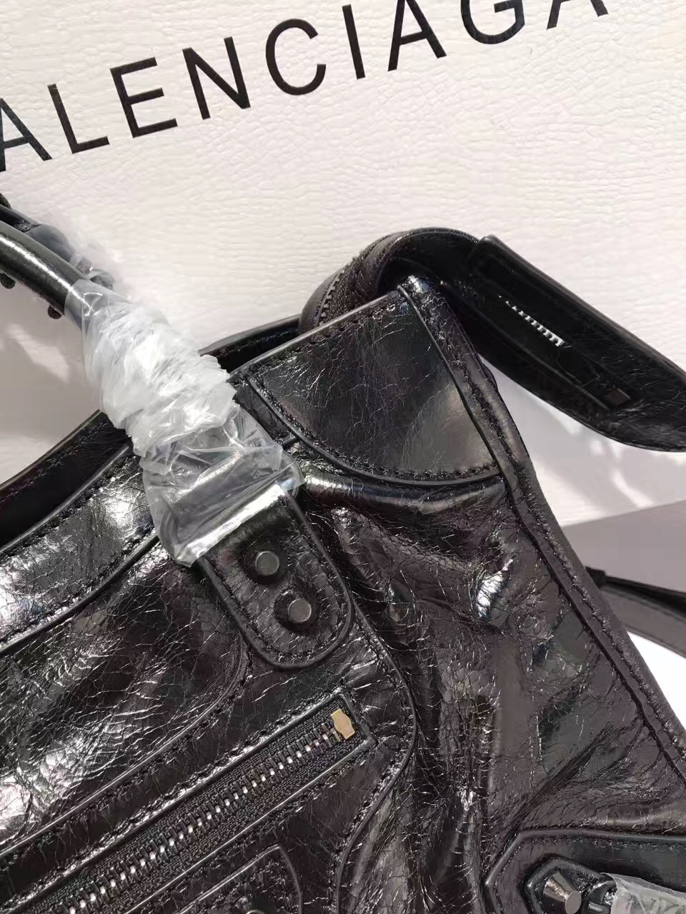 balenciaga city black small handbags