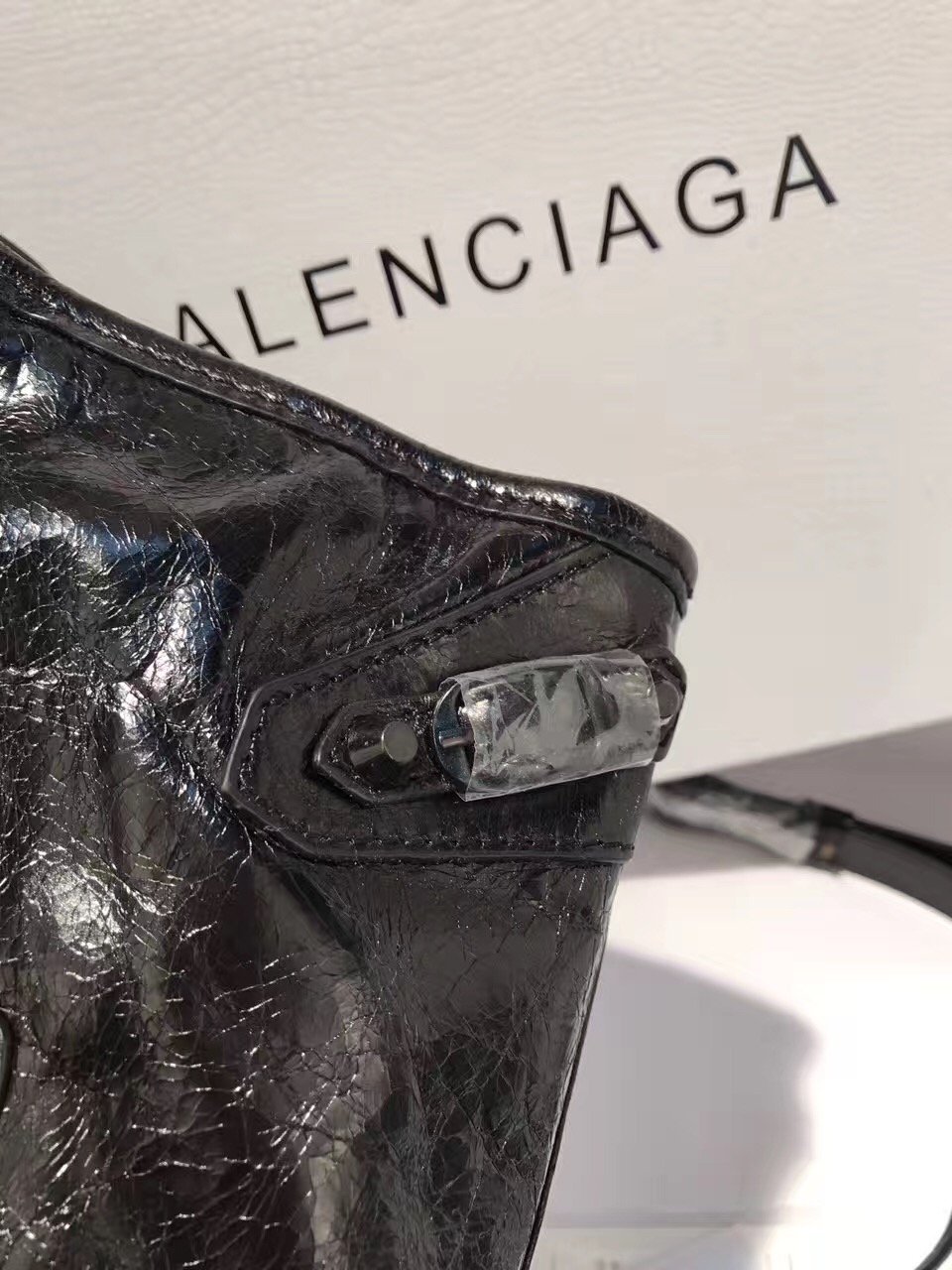 balenciaga city black small handbags