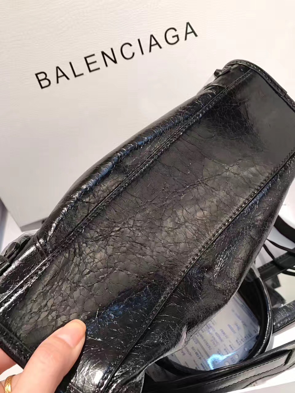 balenciaga city black small handbags