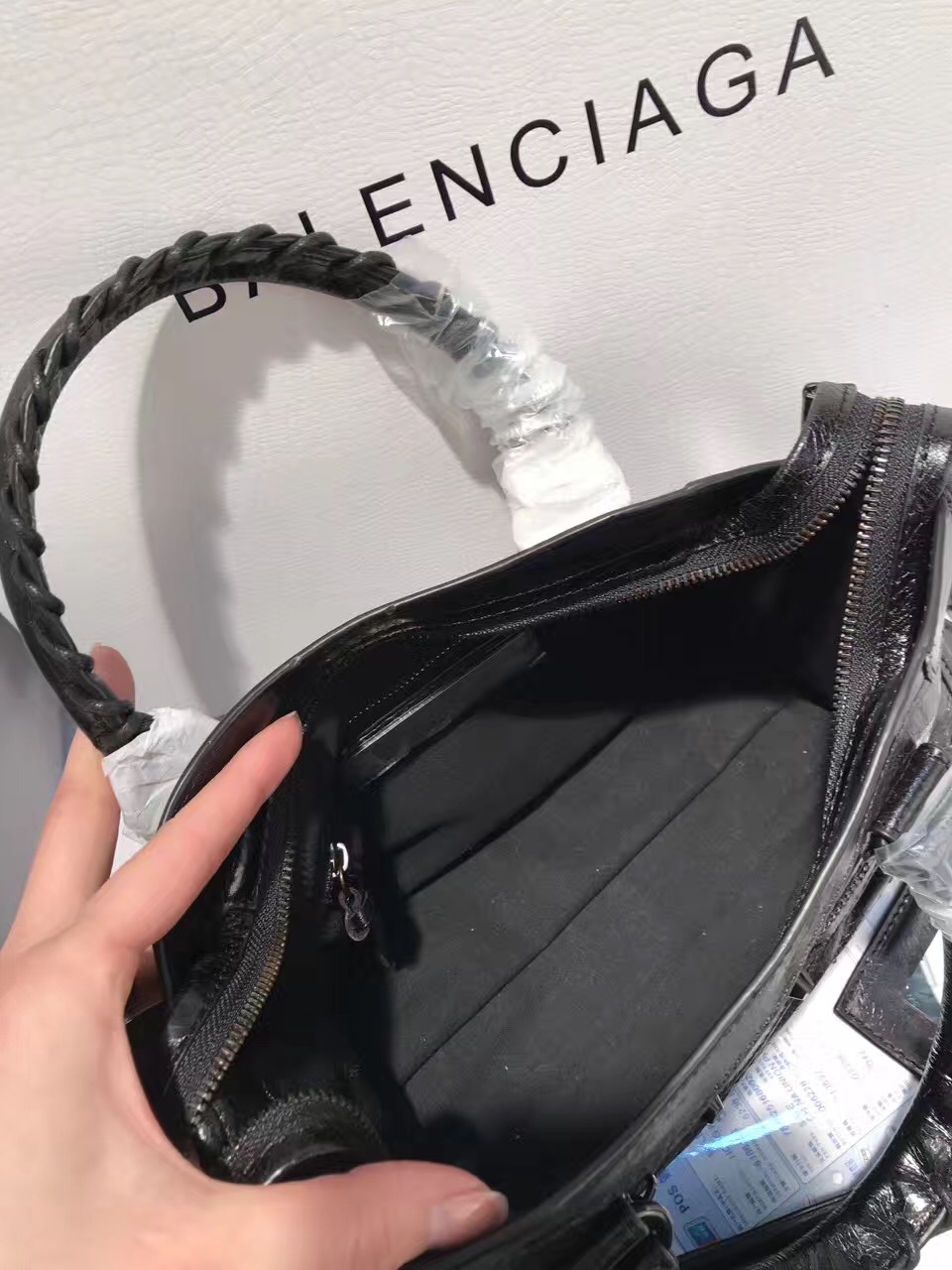 balenciaga city black small handbags