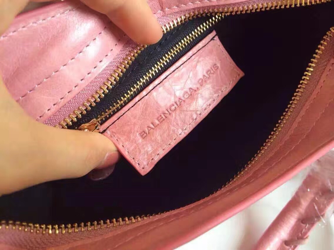 balenciaga city pink mini handbags