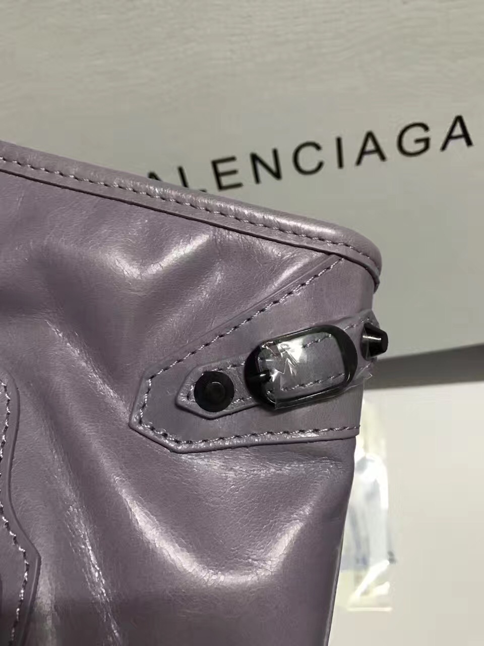 balenciaga city gray small handbags