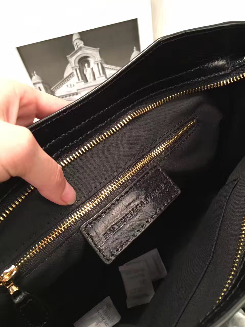 balenciaga city large black handbags