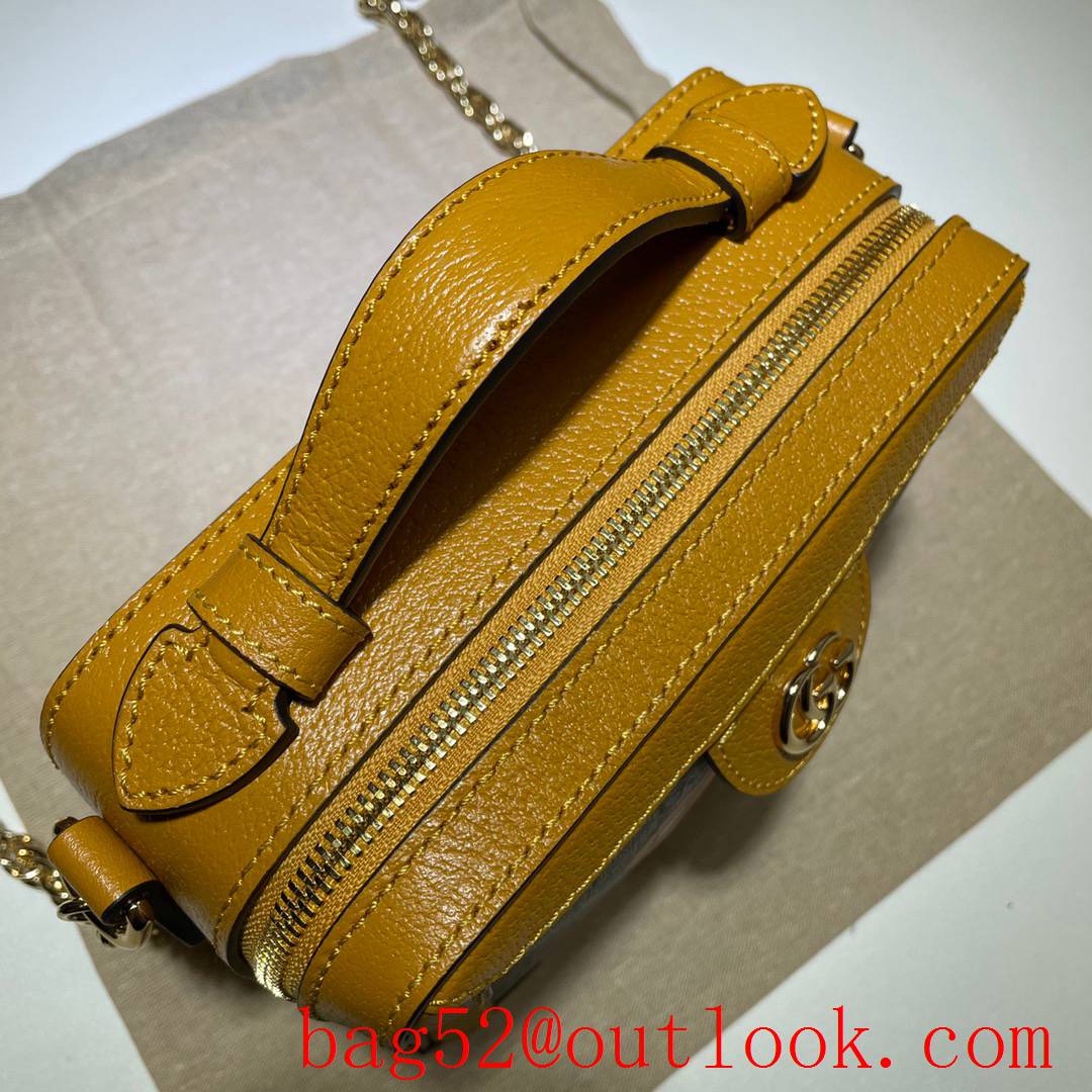 Gucci Kai Mini Bear Yellow Shoulder Bag Handbag purse