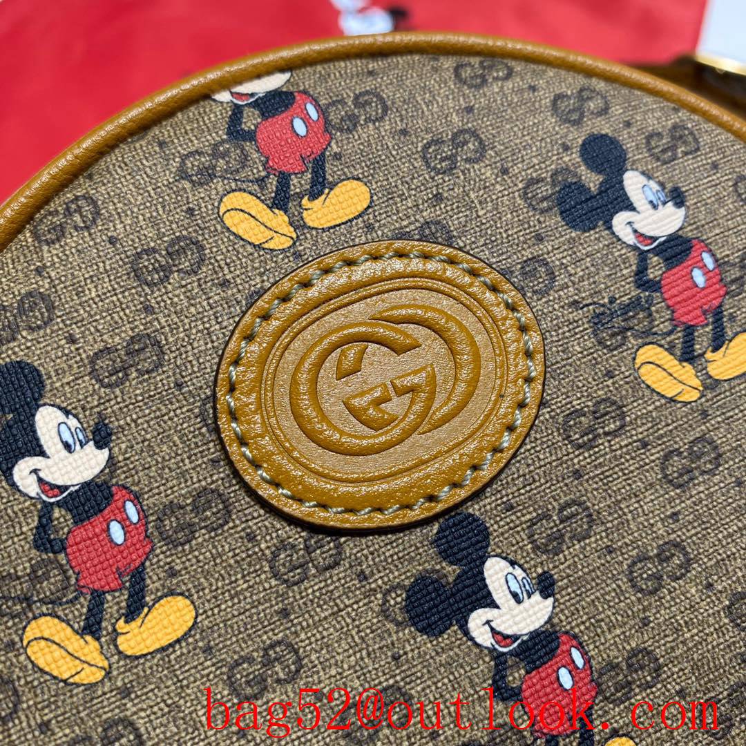 Gucci Disney Mickey Mini Yellow Shoulder backpack Bag purse