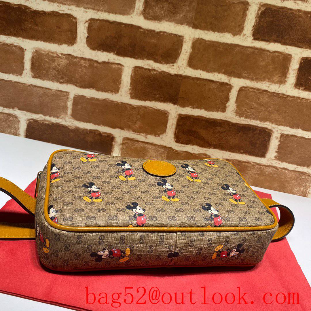 Gucci Disney Mickey GG Yellow Belt Bag purse