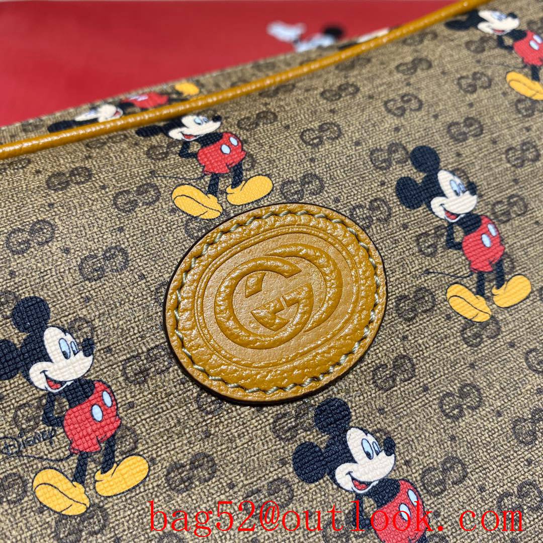 Gucci Disney Mickey GG Yellow Belt Bag purse