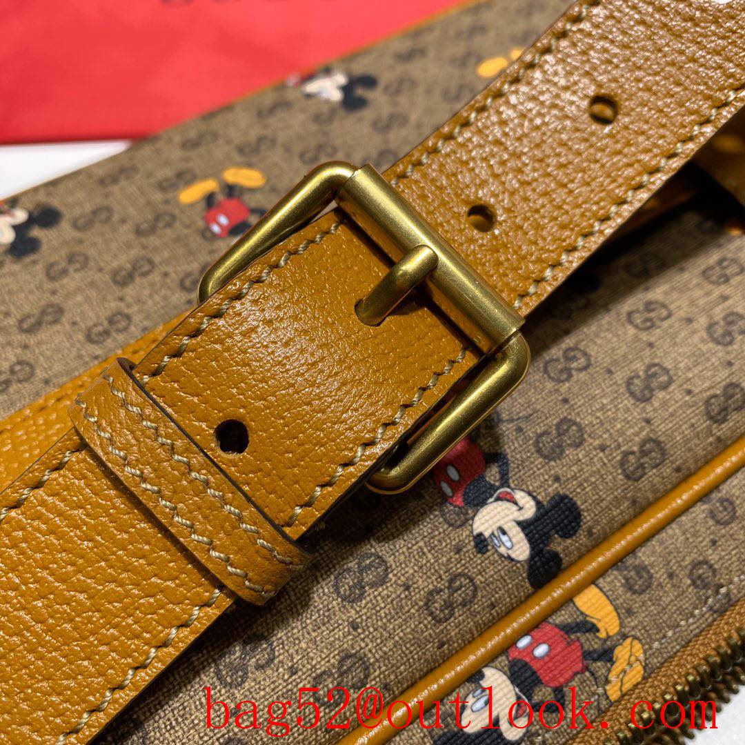 Gucci Disney Mickey GG Yellow Belt Bag purse