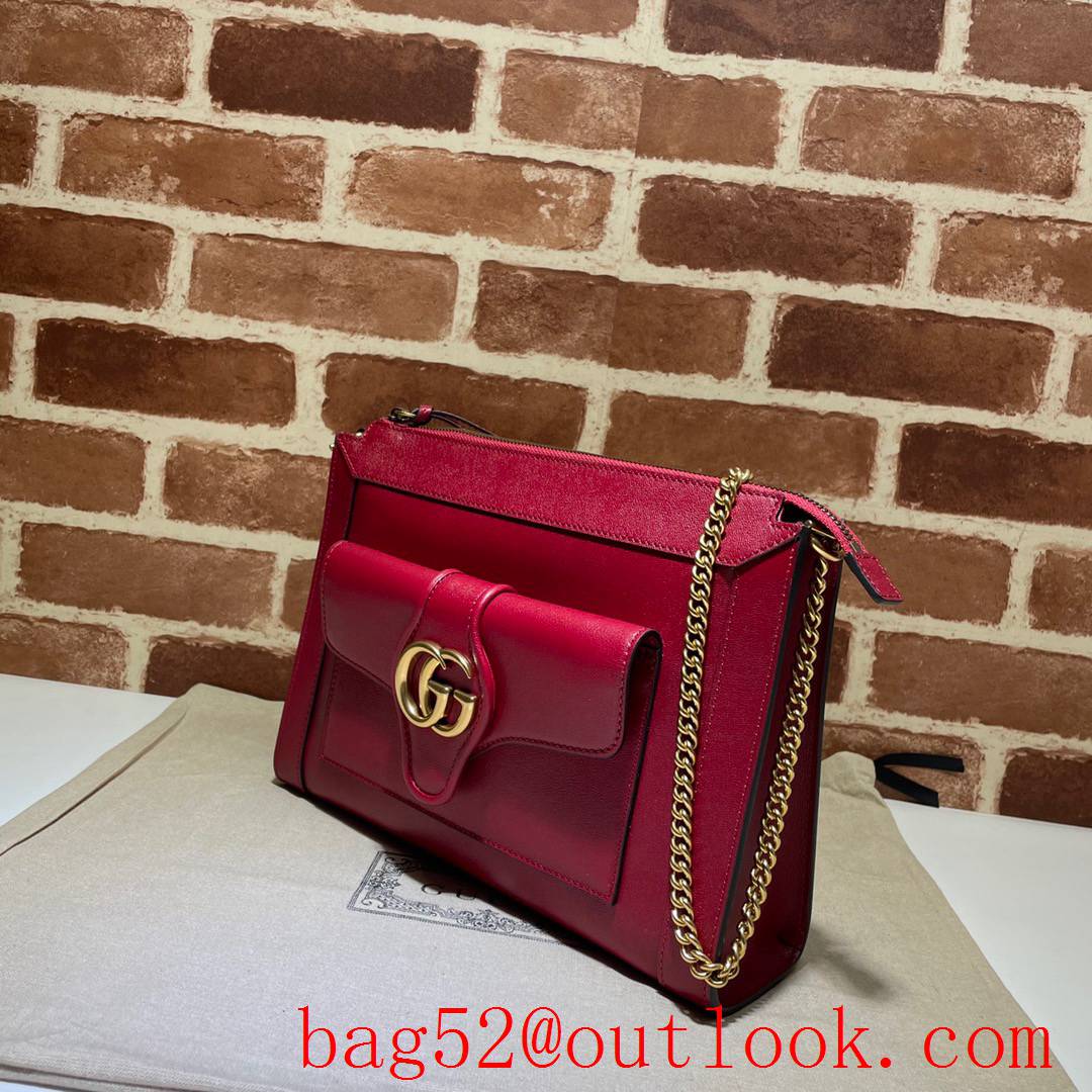 Gucci Ophidia Epilogue GG red leather Shoulder Bag purse