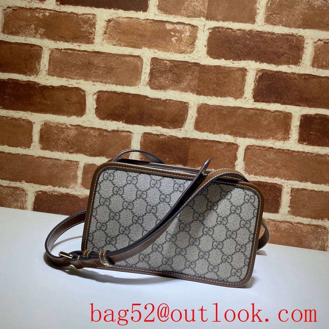 Gucci GG Retro Small Brown Camera shoulder Bag purse