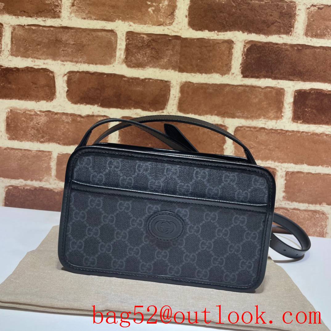 Gucci GG Retro Small black Camera shoulder Bag purse