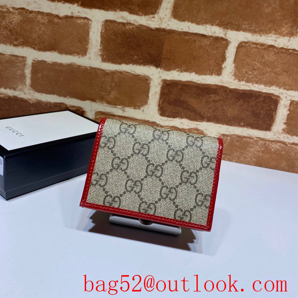 Gucci Horsebit 1955 Short red Wallet Purse