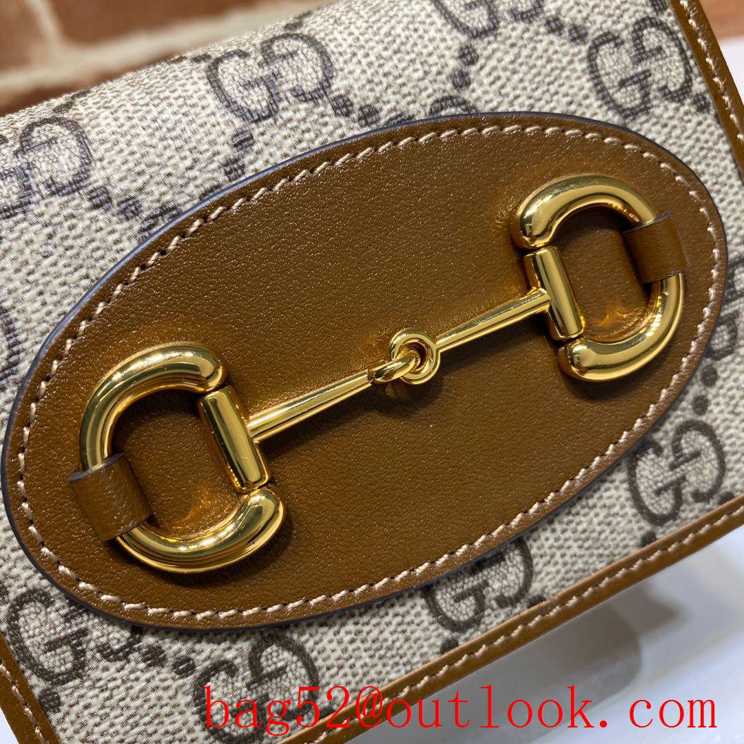 Gucci Horsebit 1955 Short Brown Wallet Purse