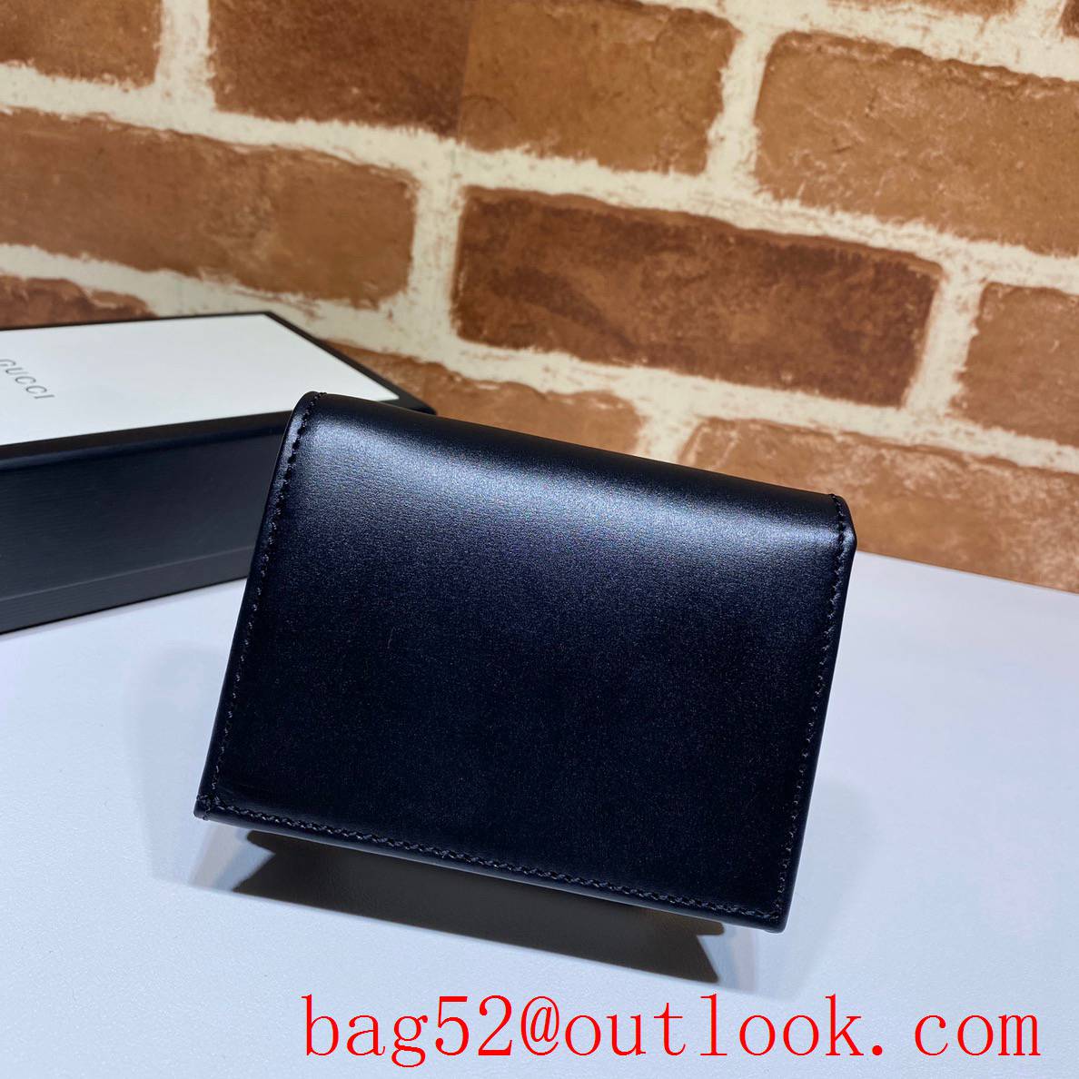 Gucci Horsebit 1955 Black leather Wallet Purse