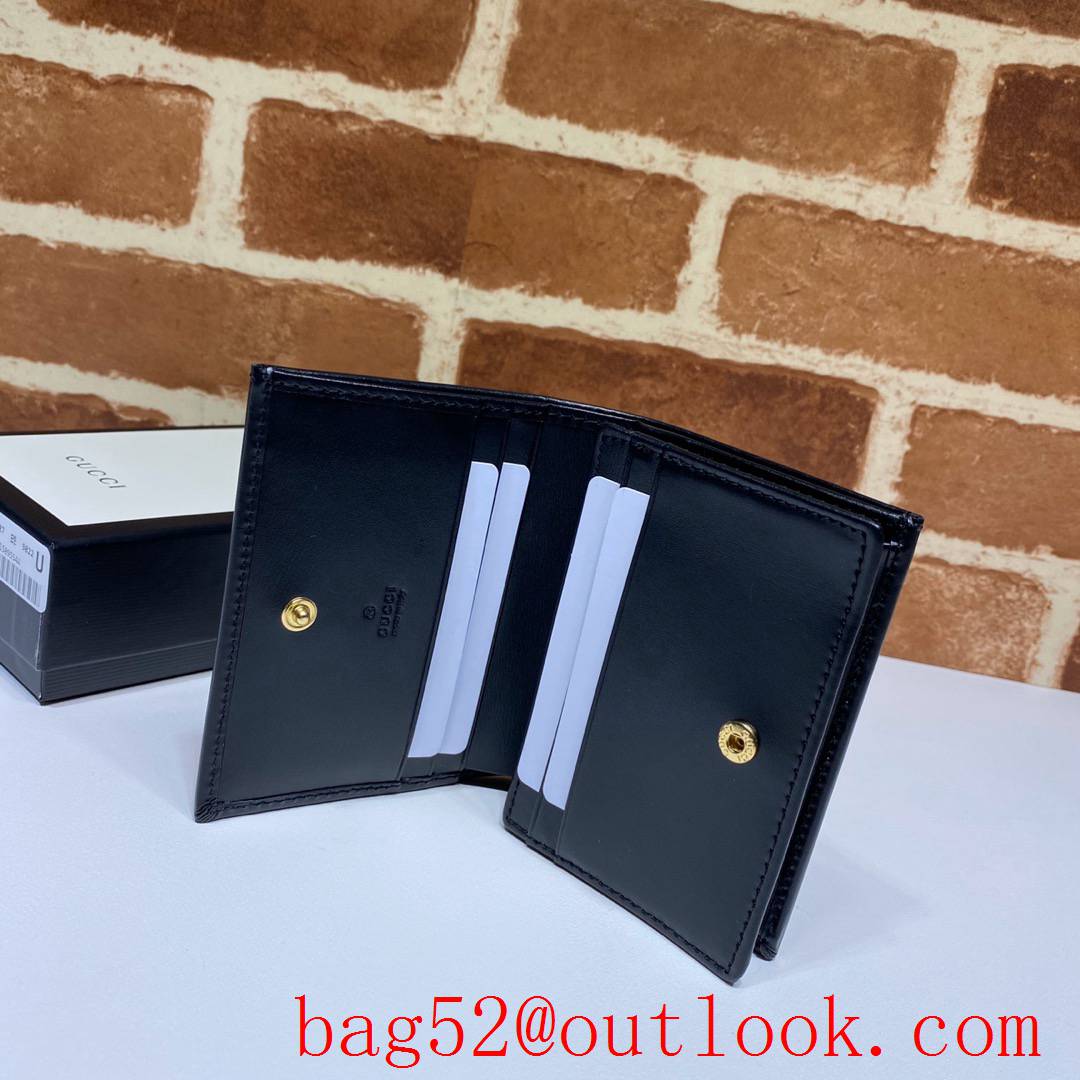 Gucci Horsebit 1955 Black leather Wallet Purse