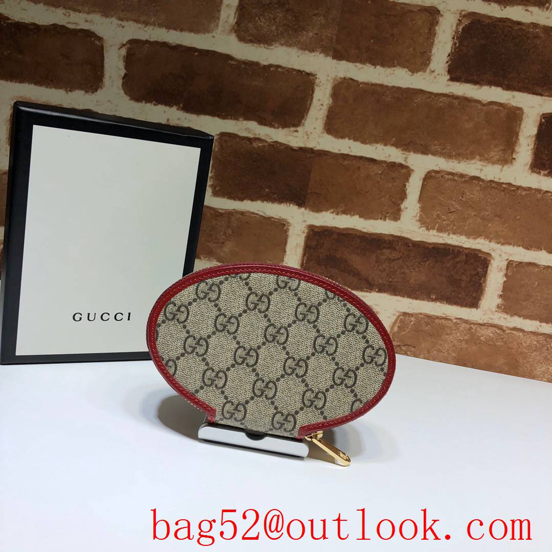 Gucci Horsebit 1955 red Round Wallet Coin Purse