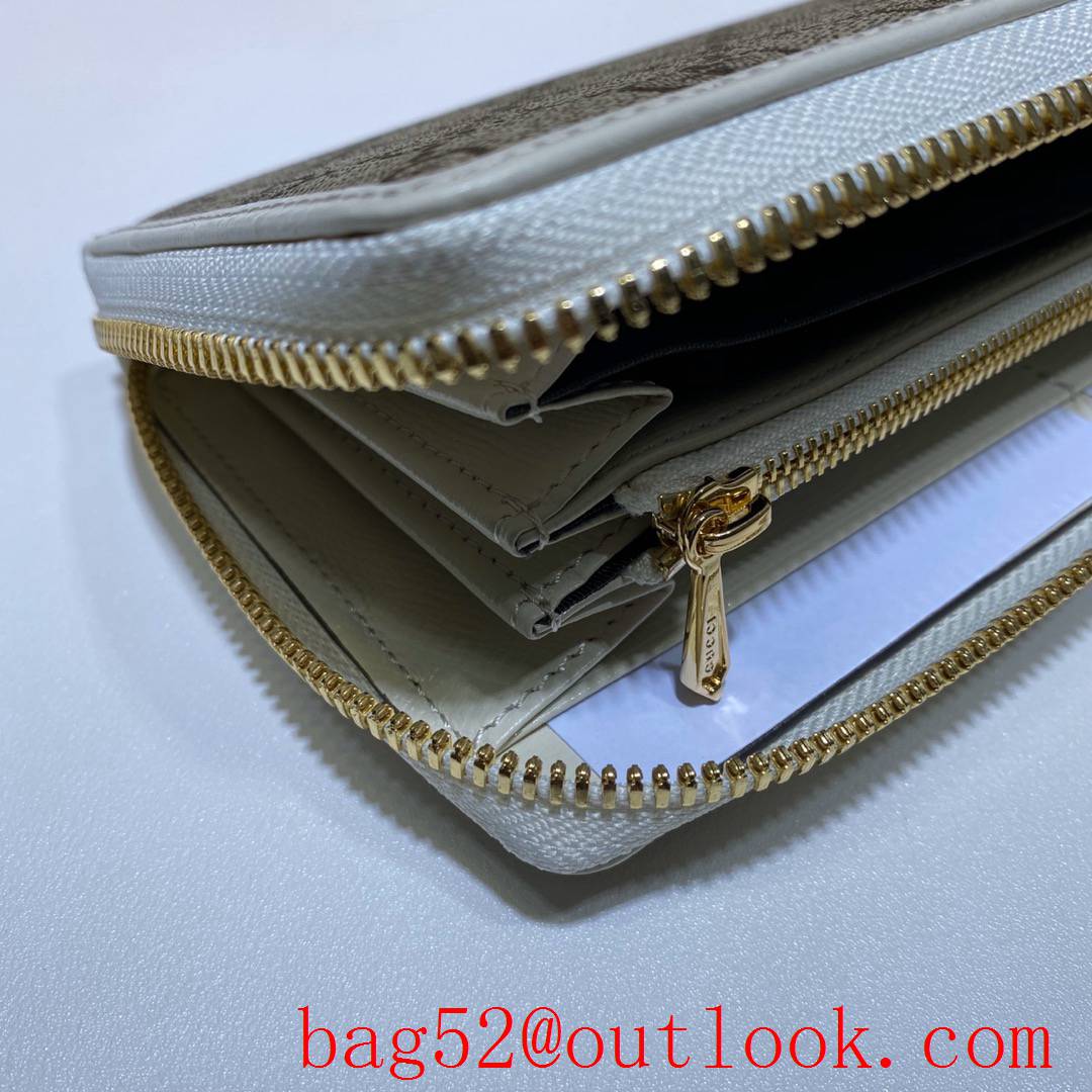 Gucci Horsebit 1955 Long Wallet cream Purse