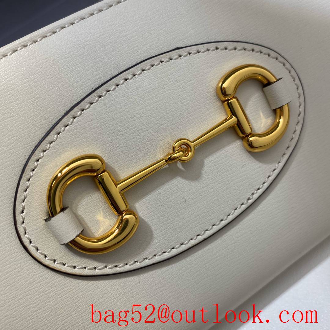 Gucci Horsebit 1955 cream leather Long Zippy Wallet Purse