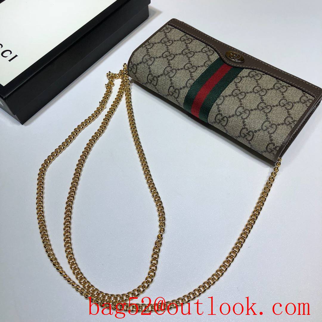 Gucci Ophidia GG small Wallet on chain woc Purse clutch