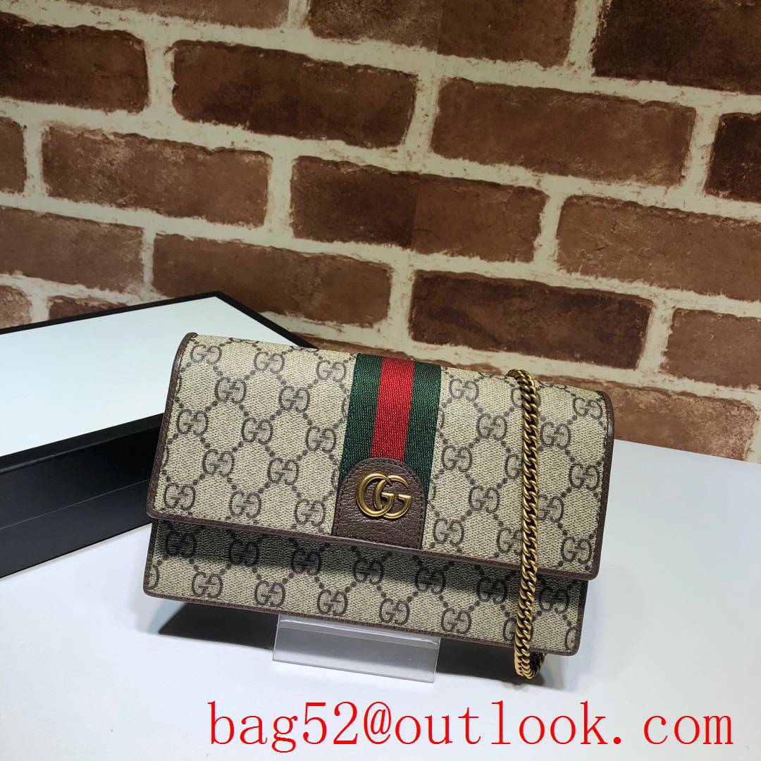 Gucci Ophidia GG small chain Shoulder Wallet Purse bag