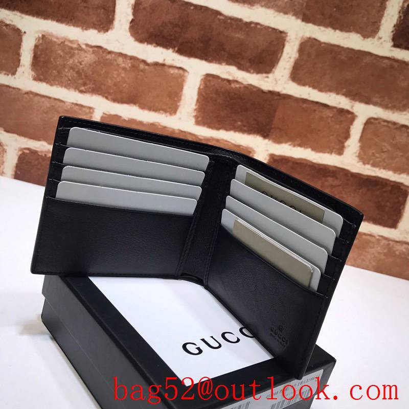 Gucci GG Supreme Men Short Wallet Tiger Purse