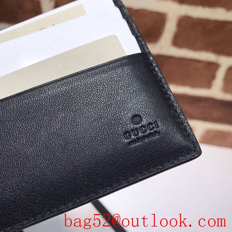 Gucci GG Supreme Men Short Wallet bee Purse