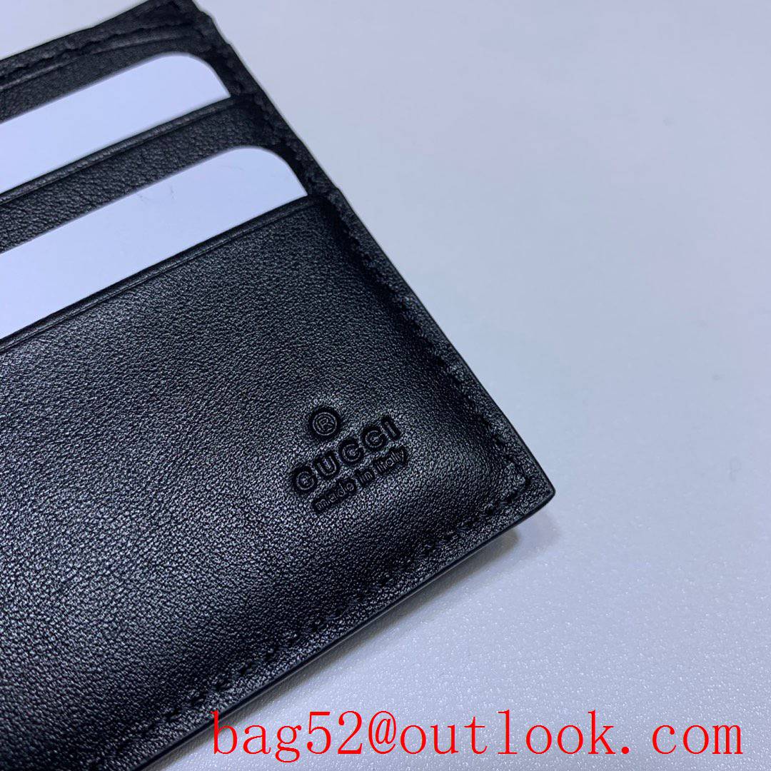 Gucci GG Supreme Men Short Wallet owl Purse