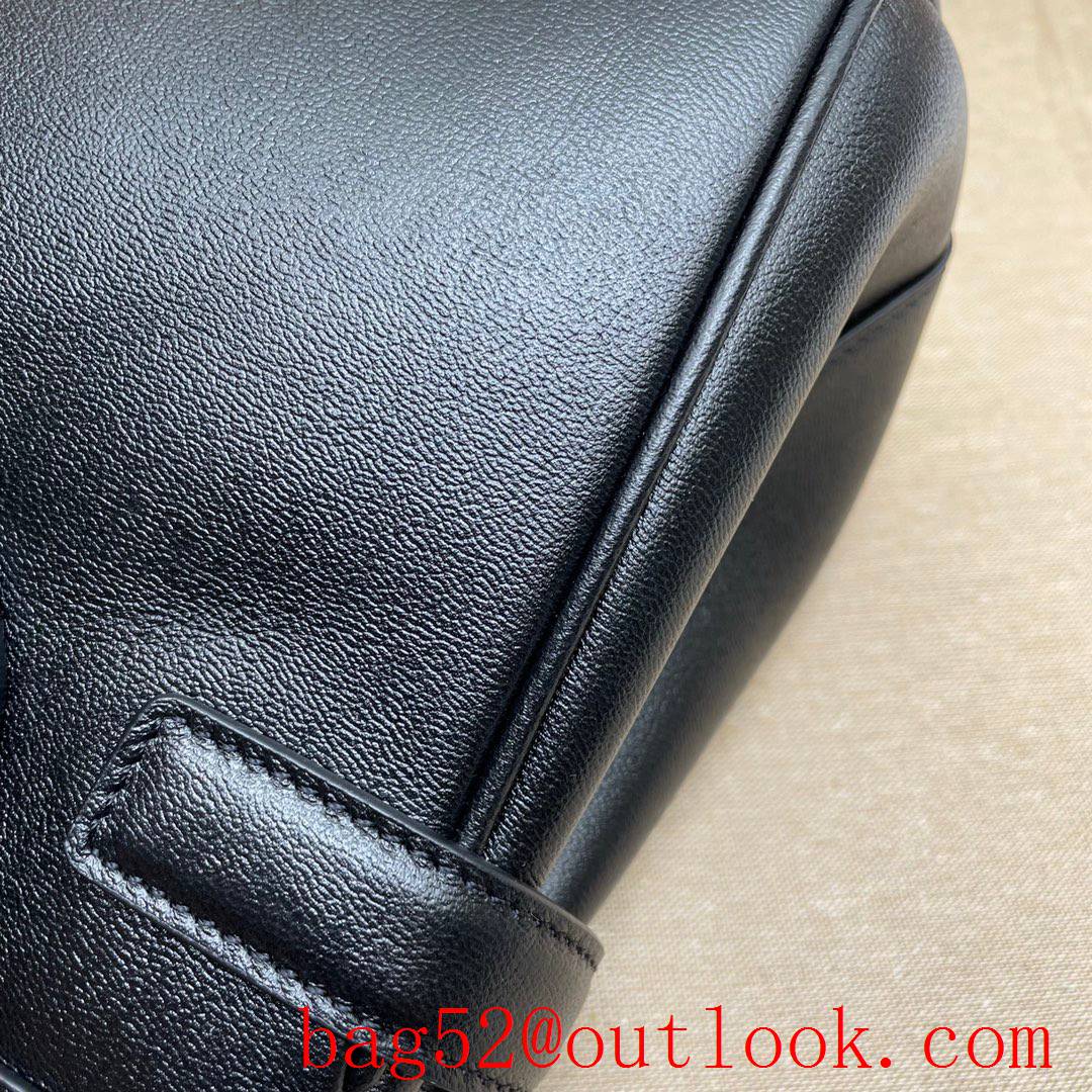 Gucci GG cowhide black Shoulder Bag Handbag tote