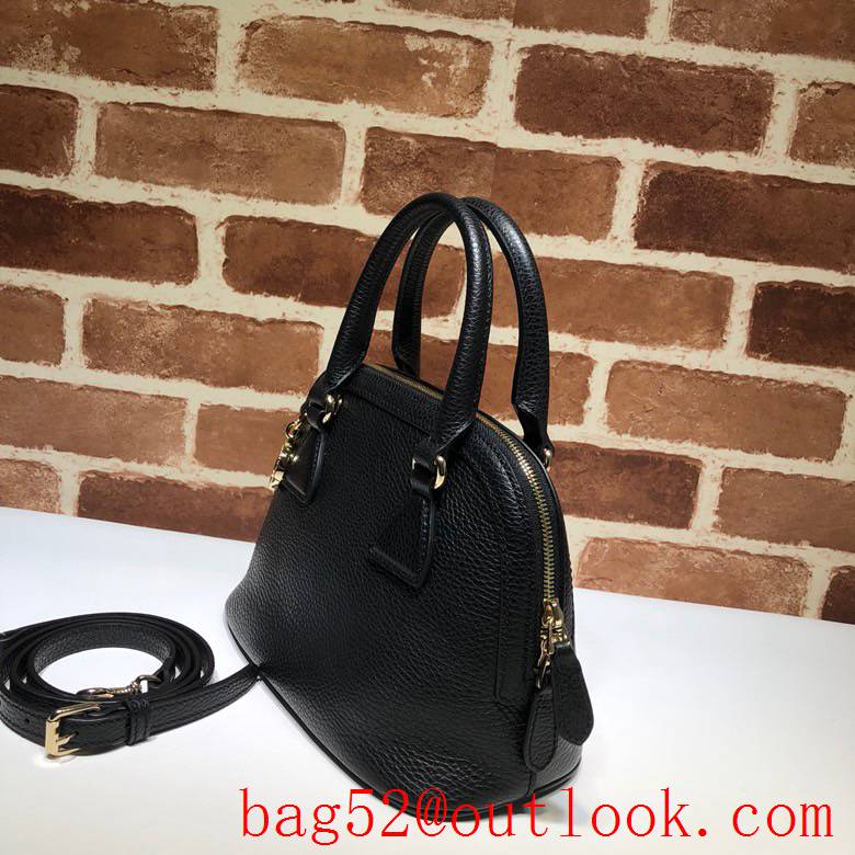 Gucci GG Small black Calfskin Shoulder tote Bag Handbag