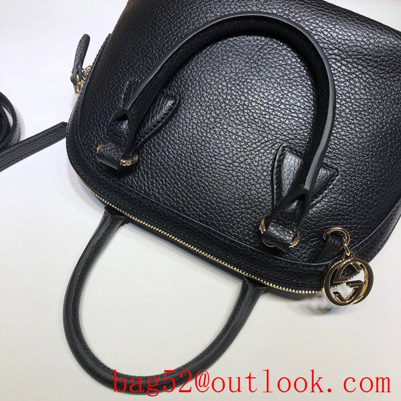 Gucci GG Small black Calfskin Shoulder tote Bag Handbag