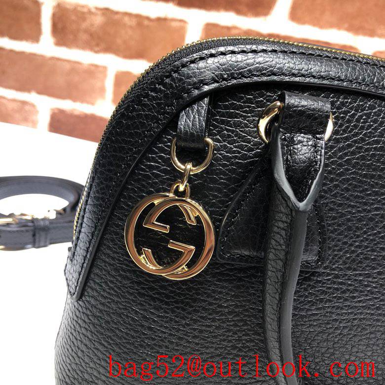 Gucci GG Small black Calfskin Shoulder tote Bag Handbag