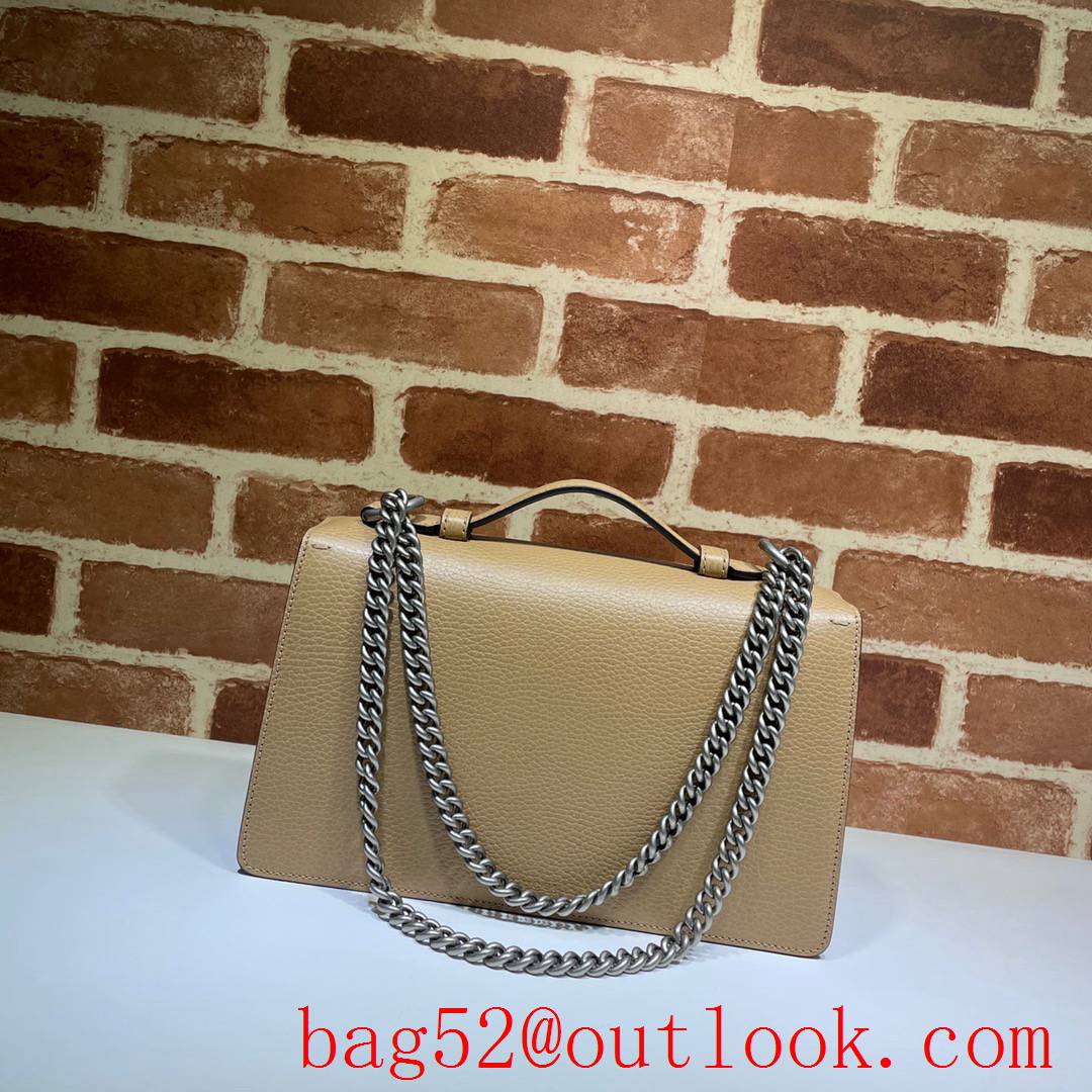 Gucci Dionysus GG leather Supreme chain tan Shoulder Bag