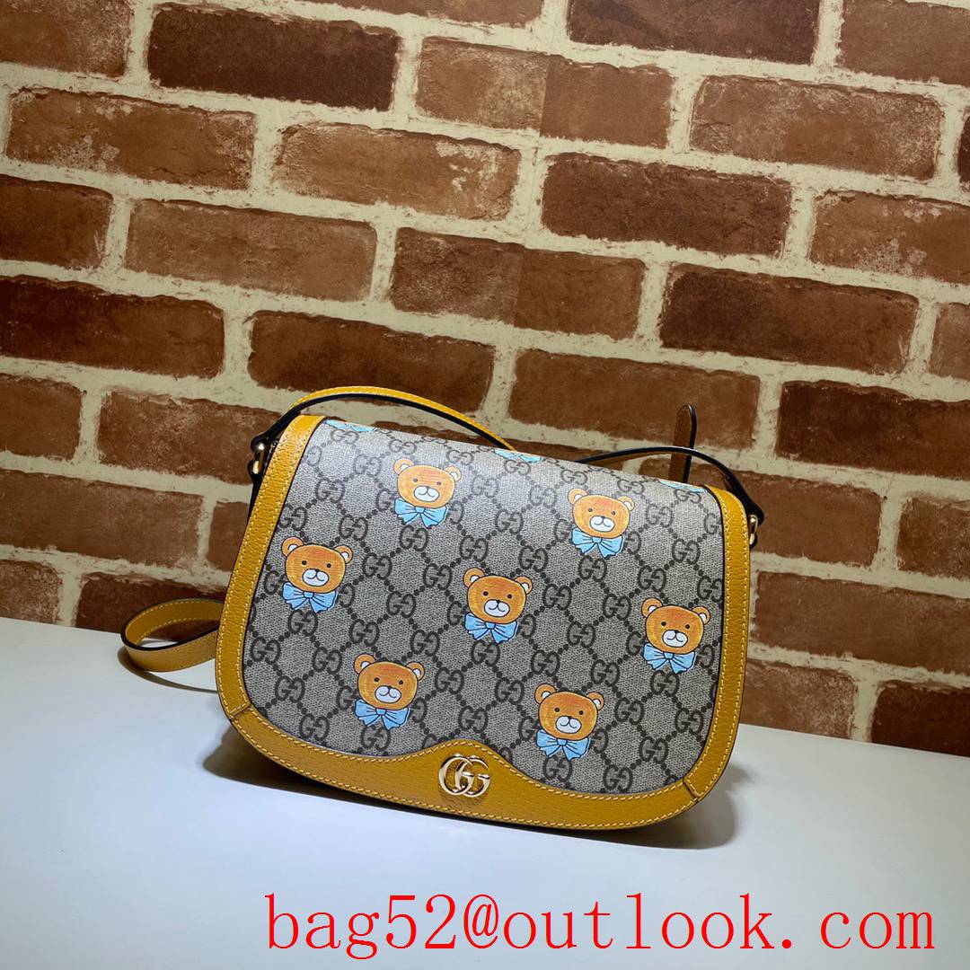 Gucci GG Small Yellow-Bear Shoulder Bag