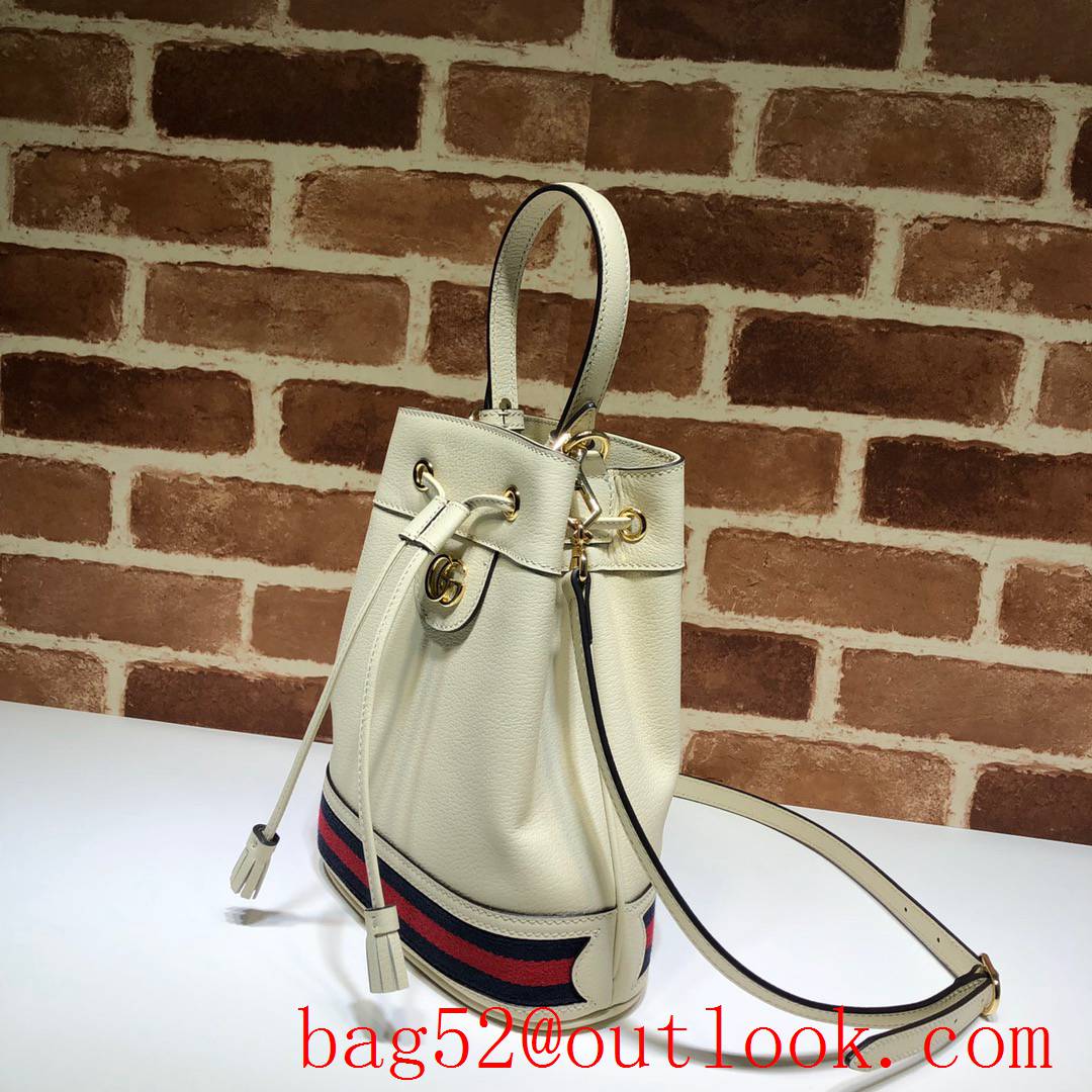 Gucci Ophidia cream calfskin Small Bucket Shoulder Bag