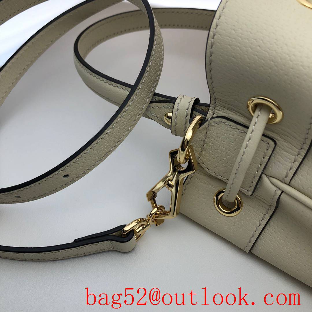 Gucci Ophidia cream calfskin Small Bucket Shoulder Bag