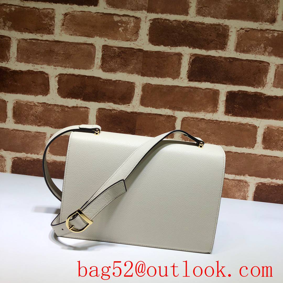 Gucci Zumi Horsebit cream Grained calfskin Shoulder Bag