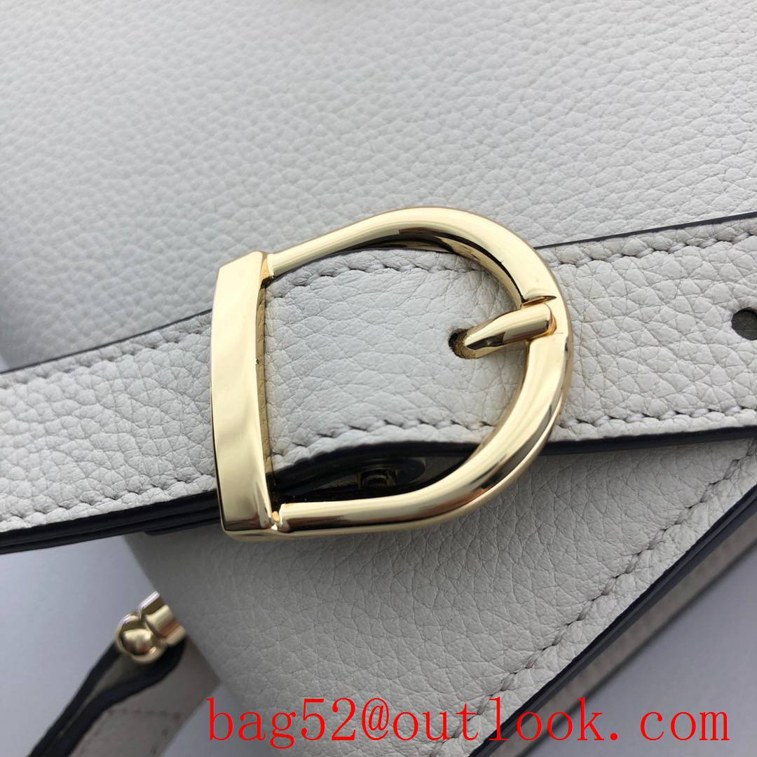 Gucci Zumi Horsebit cream Grained calfskin Shoulder Bag