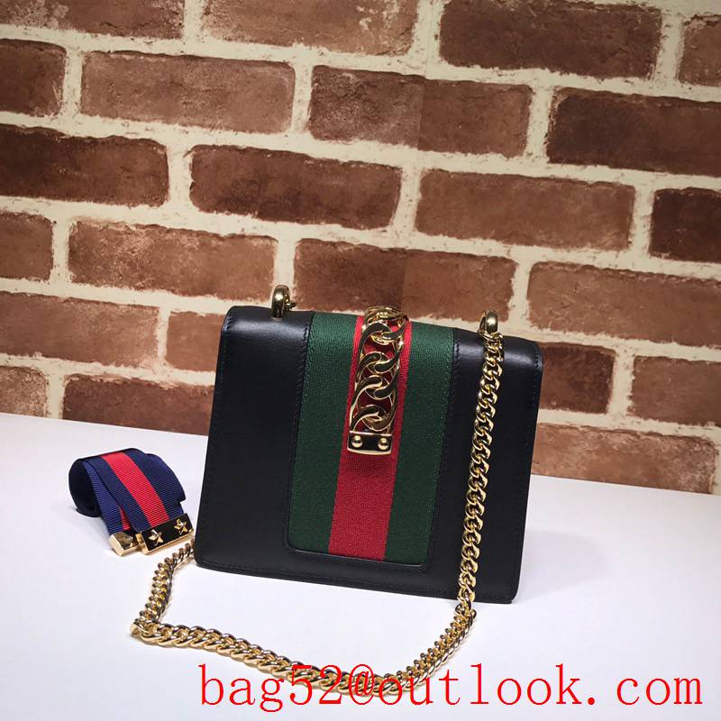 Gucci Sylvie Mini chain black Shoulder Bag