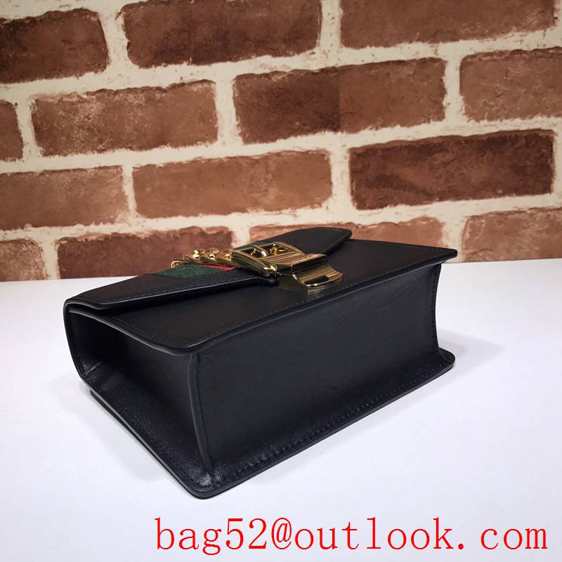 Gucci Sylvie Mini chain black Shoulder Bag