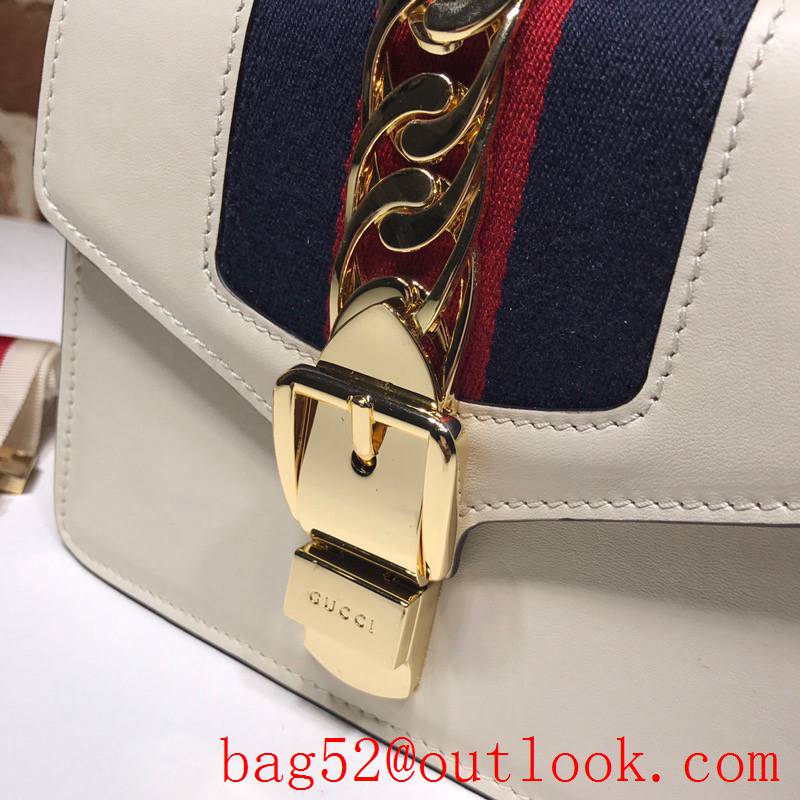 Gucci Sylvie Mini chain cream Shoulder Bag