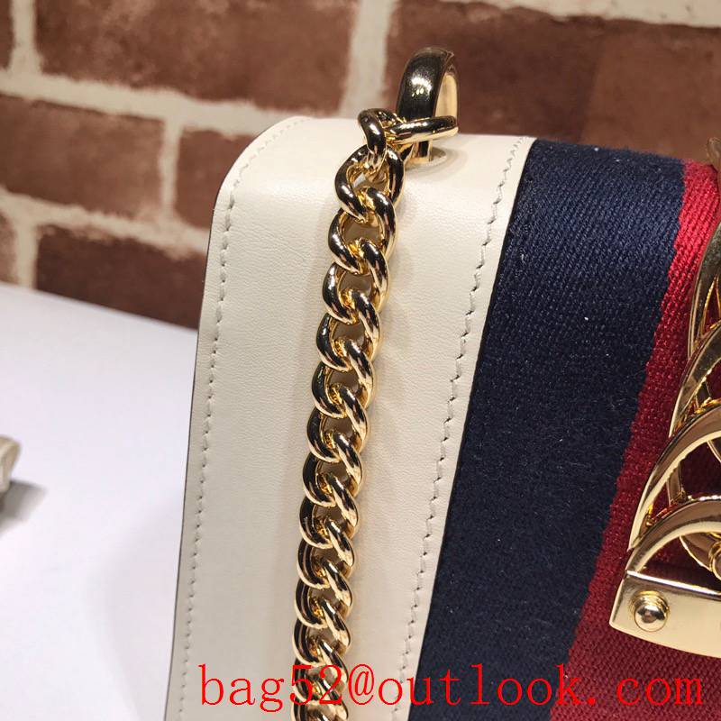 Gucci Sylvie Mini chain cream Shoulder Bag
