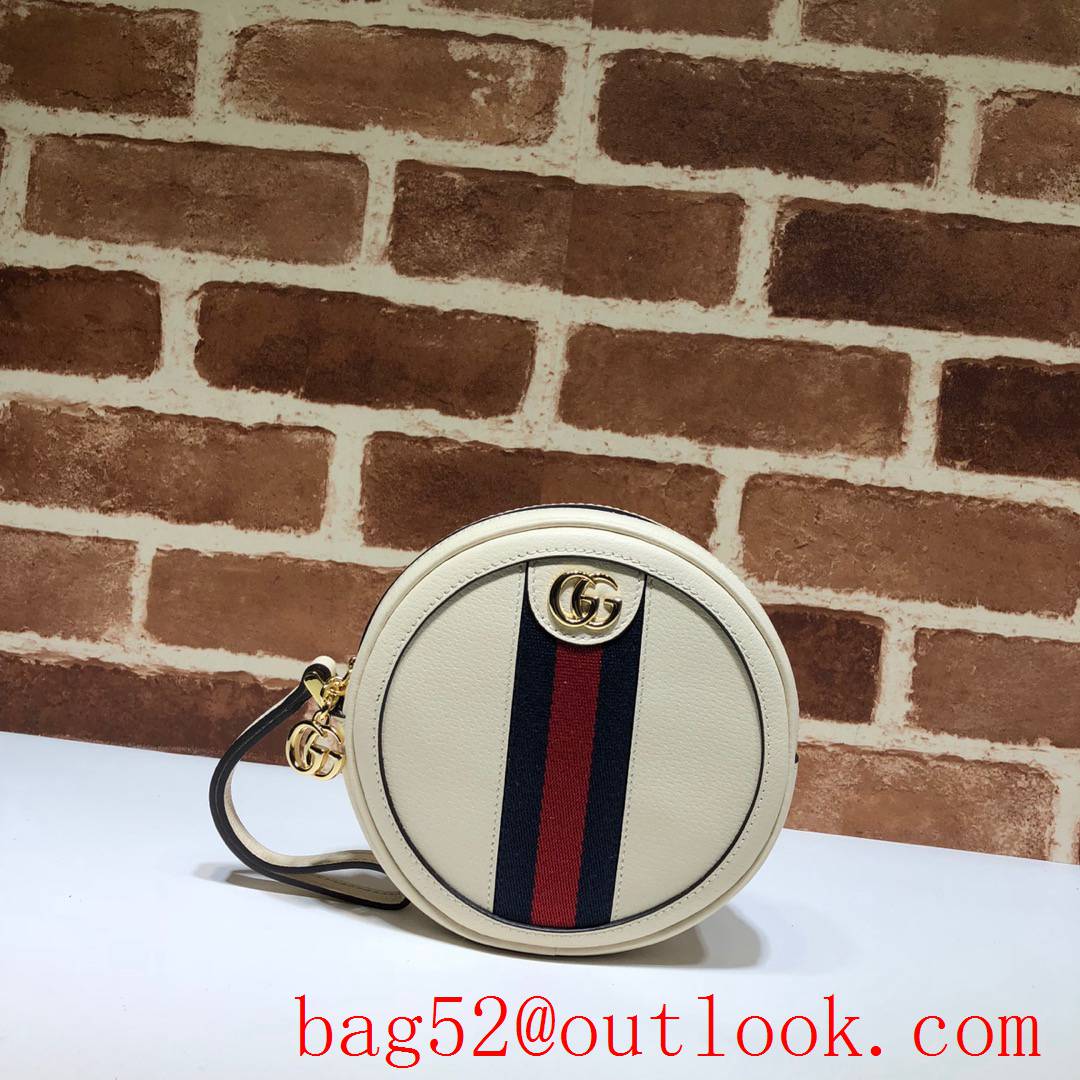 Gucci GG Ophidia Mini real leather cream Shoulder Bag