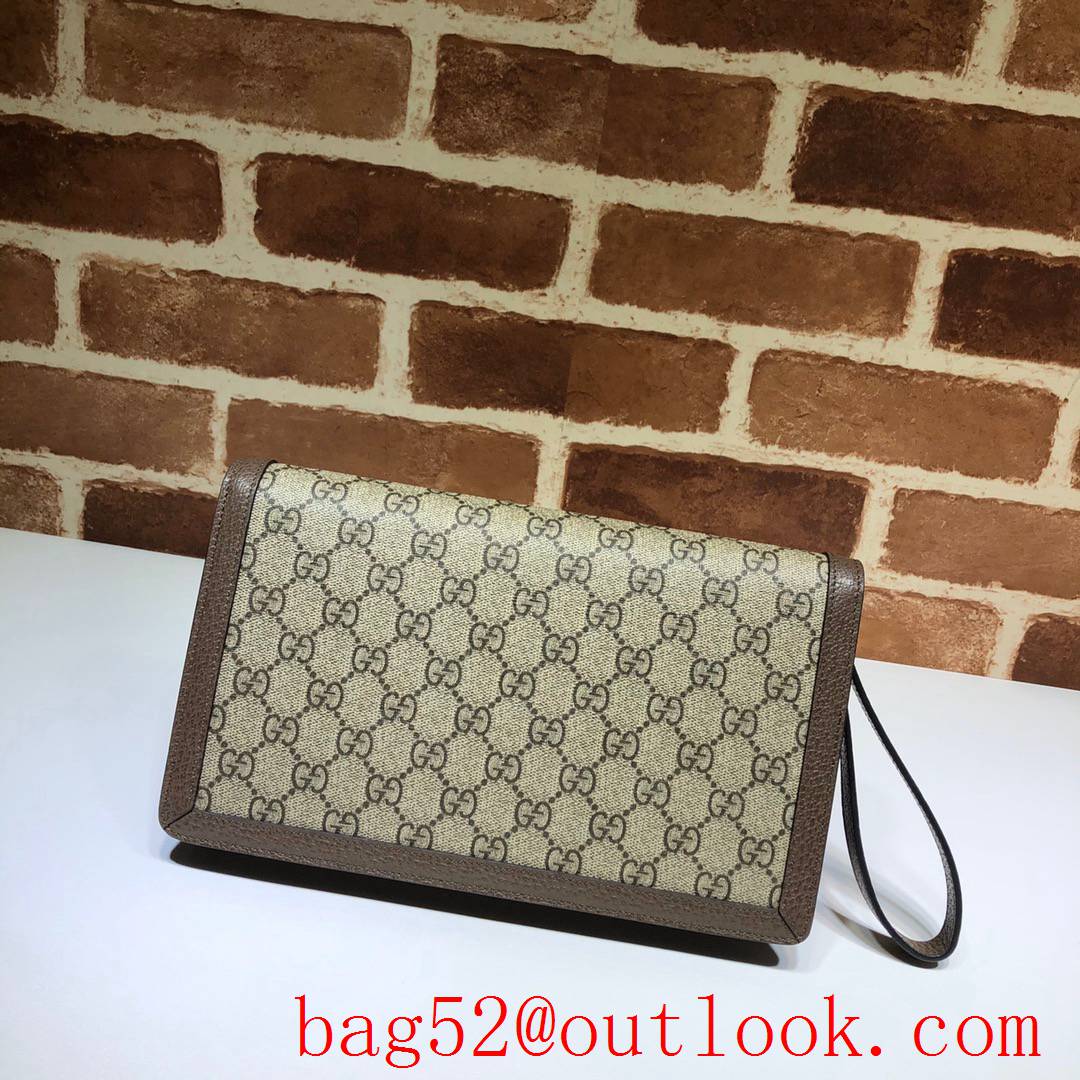 Gucci Dionysus GG Supreme brown clutch Bag