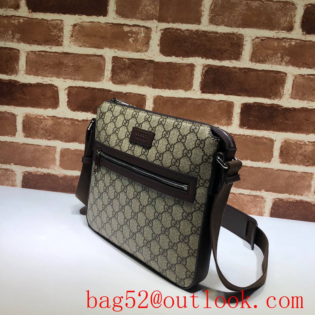 Gucci Eden GG Signature Men Small Messenger shoulder Bag v coffee