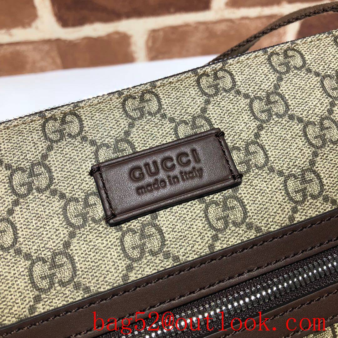 Gucci Eden GG Signature Men Small Messenger shoulder Bag v coffee