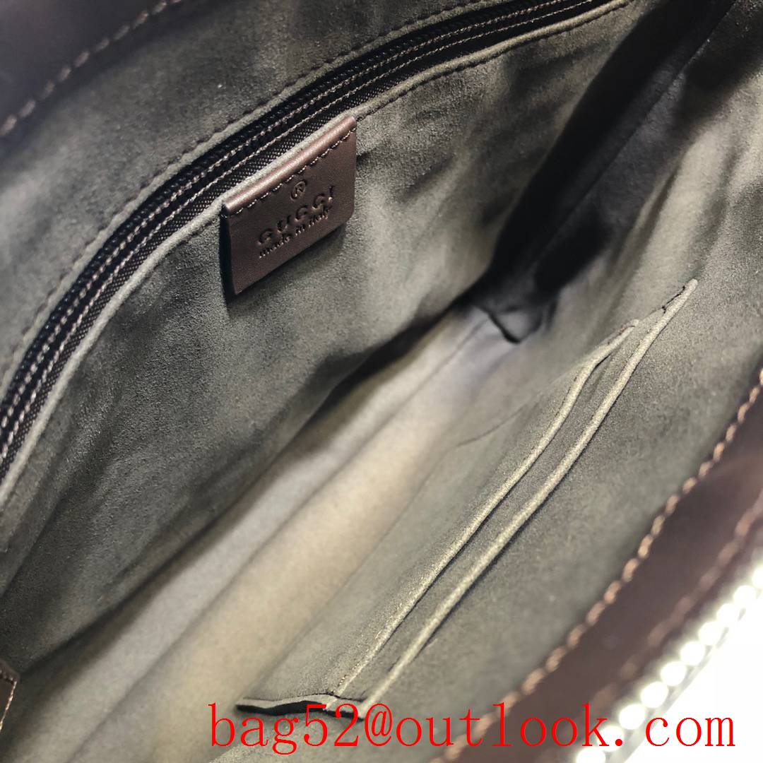 Gucci Eden GG Signature Men Small Messenger shoulder Bag v coffee