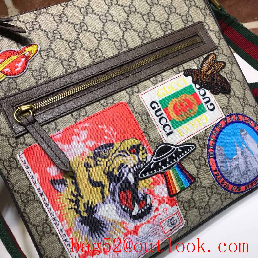 Gucci GG Supreme men Shoulder Messenger Bag