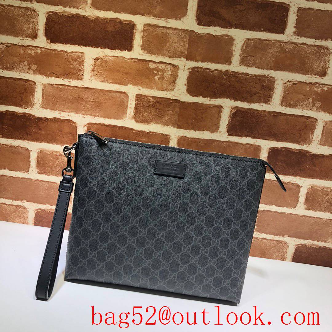 Gucci GG Supreme large Men Clutch Bag purse