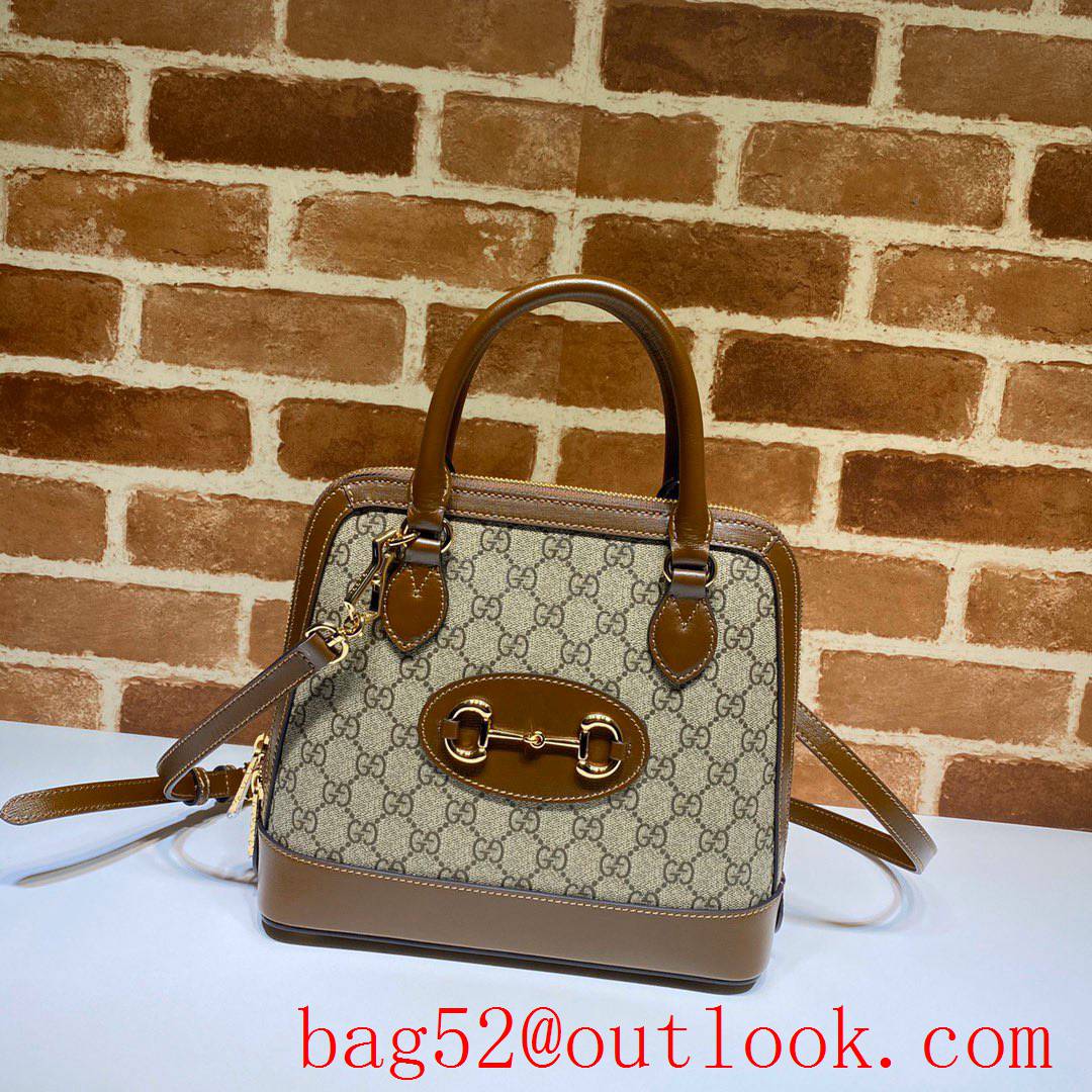 Gucci 1955 Horsebit Small brown Shoulder tote Bag
